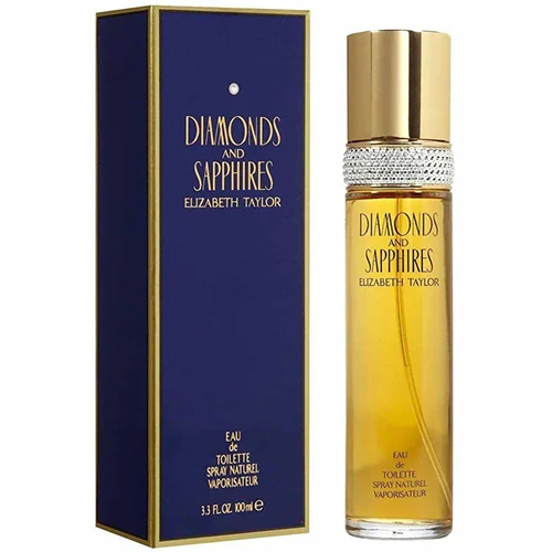 Presentación de Elizabeth Taylor Diamonds & Sapphires Eau de Toilette (EDT) 3.4 oz / 100 ml