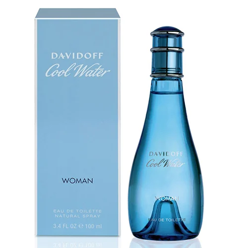 Presentación de Davidoff Cool Water Woman Eau de Toilette (EDT) 3.4 oz / 100 ml
