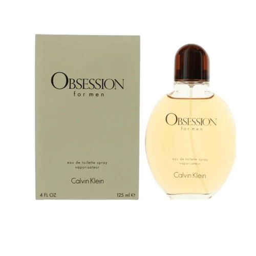 Presentación de Calvin Klein Men's Obsession Eau de Toilette (EDT) 4.0 oz / 120 ml