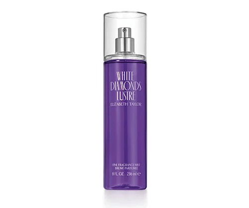 Presentación de Elizabeth Taylor White Diamonds Lustre Mist 8.0 oz / 237 ml