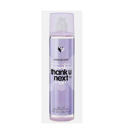 Presentación de Ariana Grande Ladies Thank U Next 2.0 Body Spray Body Mist 8.0 oz / 237 ml