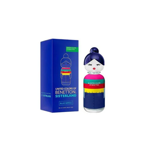 Presentación de Benetton Ladies Sisterland Blue Neroli Eau de Toilette (EDT) 2.7 oz / 80 ml