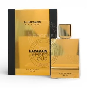 Presentación de Al Haramain Unisex Amber Oud Gold Edition Eau de Parfum (EDP) 4.0 oz / 120 ml