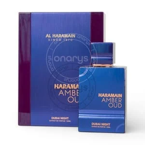 Presentación de Al Haramain Amber Oud Night Dubai Extrait de Parfum 3.4 oz / 100 ml