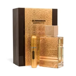 Presentación de Al Haramain Unisex Amber Oud Gold 999.9 Dubai Edition Extrait de Parfum Spray 2.5 o...