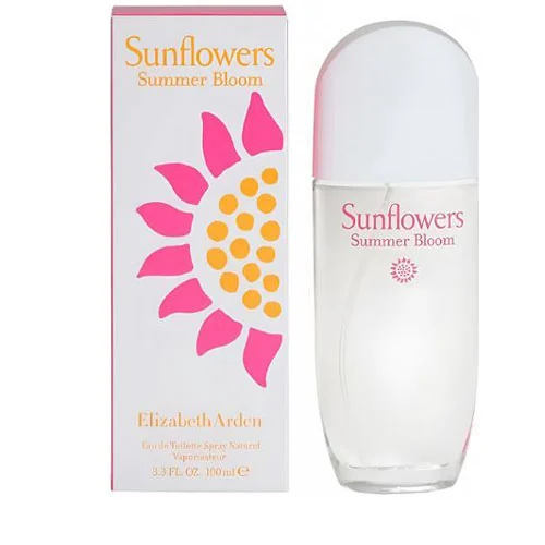 Presentación de Elizabeth Arden Sunflowers Summer Bloom Eau de Toilette (EDT) 3.3 oz / 98 ml