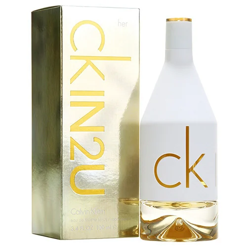 Presentación de Calvin Klein IN2U Woman Eau de Toilette (EDT) 3.4 oz / 100 ml