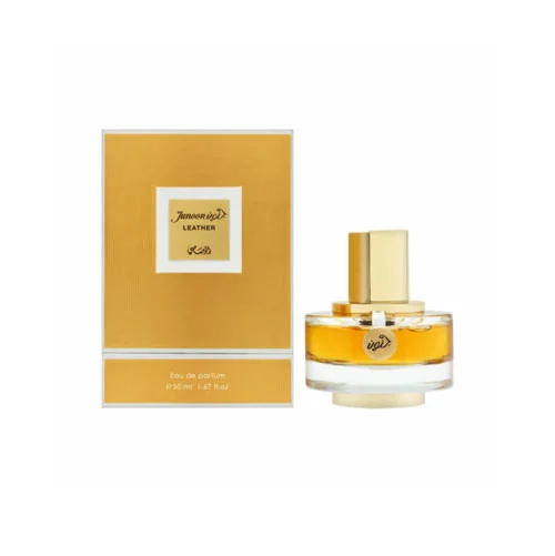 Presentación de Rasasi Junoon Leather Eau de Parfum (EDP) 1.7 oz / 50 ml