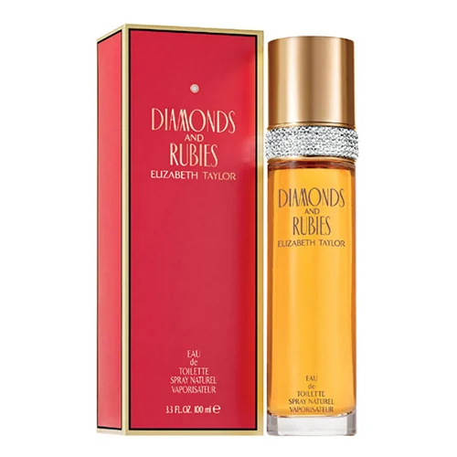 Presentación de Elizabeth Taylor Diamonds & Rubies Eau de Toilette (EDT) 3.3 oz / 98 ml