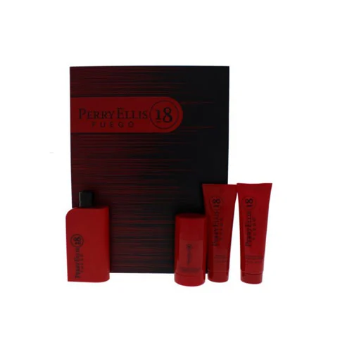 Presentación de Perry Ellis 18 Fuego Eau de Toilette (EDT) 3.4 oz / 100 ml Gift Set