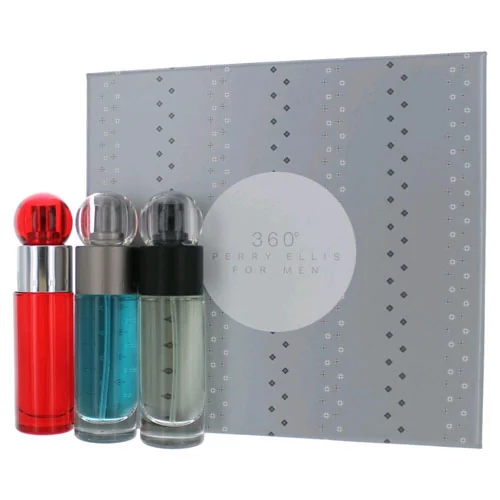 Presentación de Perry Ellis 360 Men (Trio) Eau de Toilette (EDT) 1.0 oz / 30 ml Gift Set