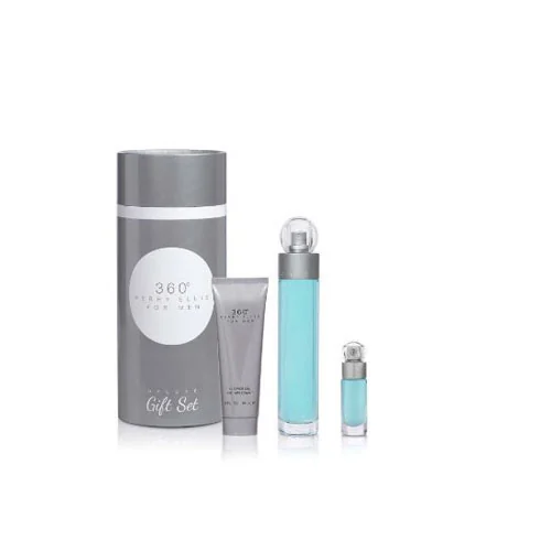 Presentación de Perry Ellis 360 Men Eau de Toilette (EDT) 3.4 oz / 100 ml Gift Set