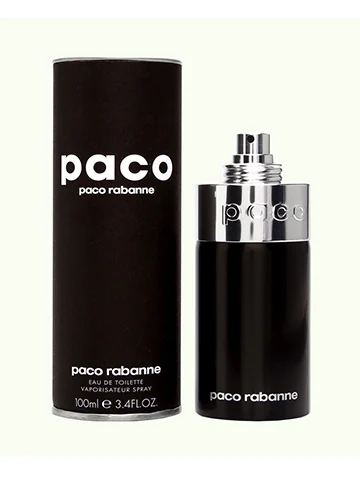 Presentación de Paco Rabanne Paco (Black Can) Eau de Toilette (EDT) 3.4 oz / 100 ml