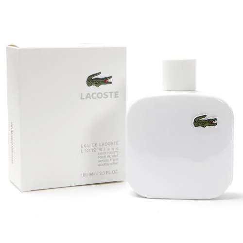 Presentación de Lacoste L.12.12 Eau Blanc (White) Eau de Toilette (EDT) 3.4 oz / 100 ml