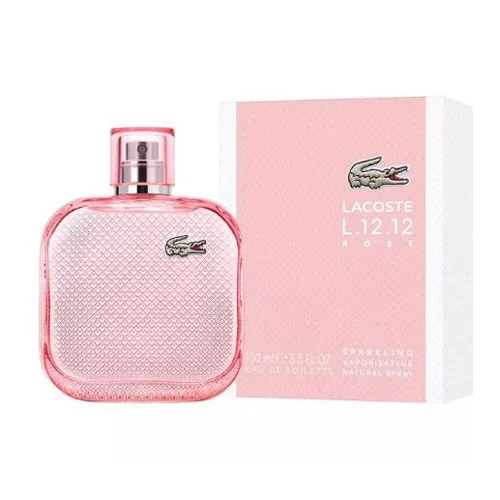Presentación de Lacoste L.12.12 Rose Sparkling Eau de Toilette (EDT) 3.0 oz / 89 ml