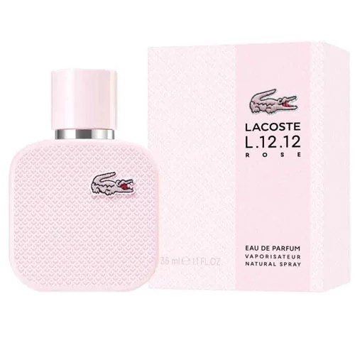Presentación de Lacoste L.12.12 Rose Eau de Parfum (EDP) 3.4 oz / 100 ml