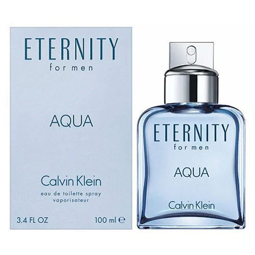 Presentación de Calvin Klein Eternity Aqua Eau de Toilette (EDT) 3.4 oz / 100 ml