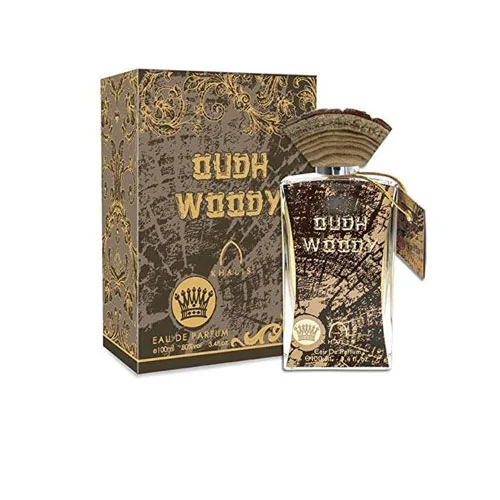 Presentación de Khalis Oudh Woody Eau de Parfum (EDP) 3.4 oz / 100 ml