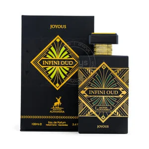 Presentación de Maison Alhambra Infini Oud Joyous Eau de Parfum (EDP) 3.4 oz / 100 ml