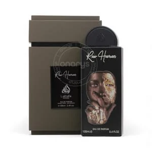 Presentación de Lattafa Raw Human Eau de Parfum (EDP) 3.4 oz / 100 ml