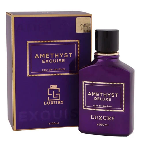 Presentación de Khalis Amethyst Exquise Eau de Parfum (EDP) 3.4 oz / 100 ml