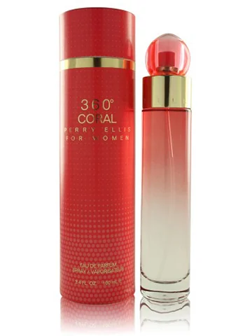 Presentación de Perry Ellis 360 Coral Eau de Parfum (EDP) 3.4 oz / 100 ml