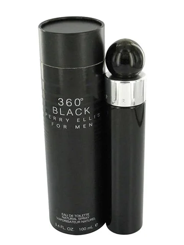 Presentación de Perry Ellis 360 Black Men Eau de Toilette (EDT) 3.4 oz / 100 ml