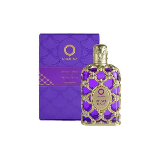 Presentación de Orientica Velvet Gold Eau de Parfum (EDP) 2.7 oz / 80 ml