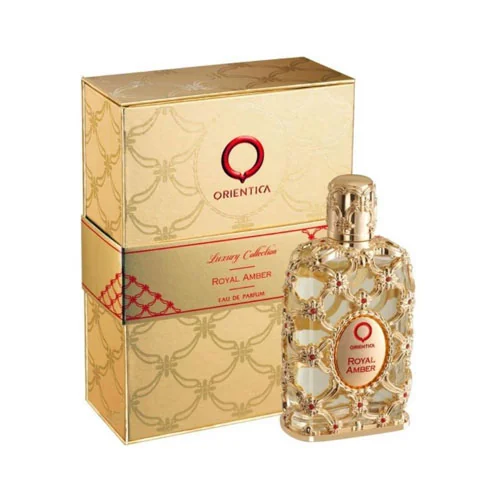 Presentación de Orientica Royal Amber Eau de Parfum (EDP) 2.7 oz / 80 ml