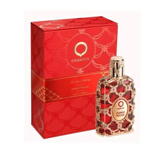 Presentación de Orientica Amber Rouge Eau de Parfum (EDP) 2.7 oz / 80 ml