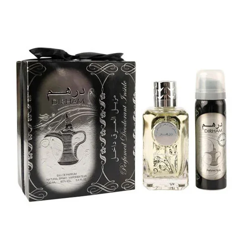 Presentación de Ard Al Zaafaran Dirham Men Eau de Parfum (EDP) 3.4 oz / 100 ml Gift Set
