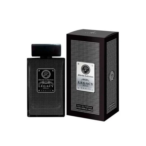 Presentación de Khalis Legacy Silver Eau de Parfum (EDP) 3.4 oz / 100 ml