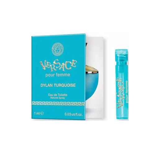 Presentación de Versace Dylan Turquoisee Eau de Toilette (EDT) 0.03 oz / 1 ml