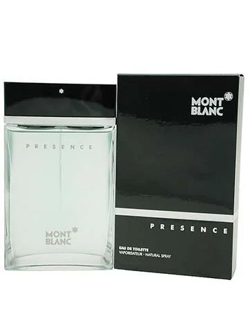 Presentación de Montblanc Presence Eau de Toilette (EDT) 2.5 oz / 74 ml