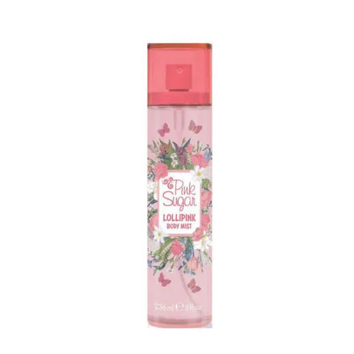 Presentación de Aquolina Ladies Pink Sugar Lollipink Body Mist 8 oz / 237 ml