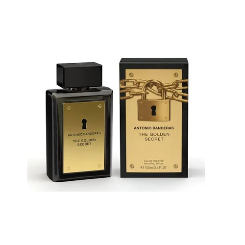 Presentación de Antonio Banderas The Golden Secret Eau de Toilette (EDT) 3.4 oz / 100 ml