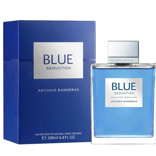 Presentación de Antonio Banderas Blue Seduction Eau de Toilette (EDT) 6.7 oz / 198 ml