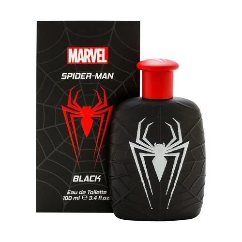 Presentación de Marvel Spiderman Black Eau de Toilette (EDT) 3.4 oz / 100 ml