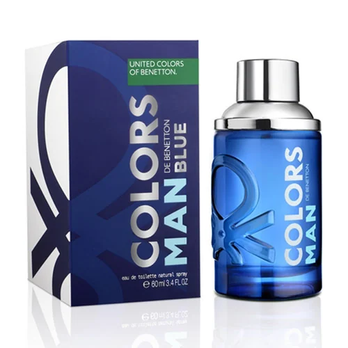 Presentación de Benetton Men's Colors Blue Eau de Toilette (EDT) 3.4 oz / 100 ml