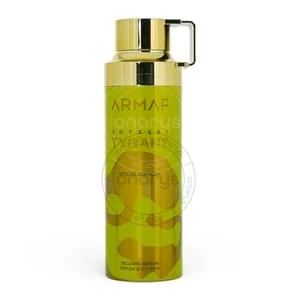 Presentación de Armaf Odyssey Tyrant Body Spray 6.8 oz / 200 ml