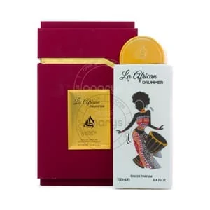 Presentación de Lattafa Pride La African Drummer Eau de Parfum (EDP) 3.4 oz / 100 ml