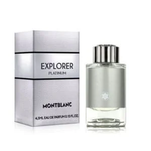 Presentación de Mont Blanc Explorer Platinum Eau de Parfum (EDP) 0.15 oz / 4.5 ml