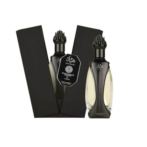 Presentación de Lattafa Niche Emarati Hayaam Eau de Parfum (EDP) 3.4 oz / 100 ml