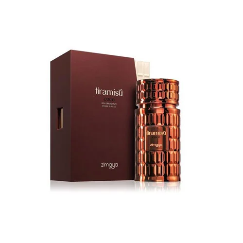 Presentación de Zimaya Tiramisu Coco Eau de Parfum (EDP) 3.4 oz / 100 ml