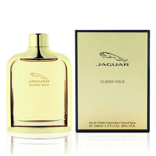 Presentación de Jaguar Gold Men Eau de Toilette (EDT) 3.4 oz / 100 ml