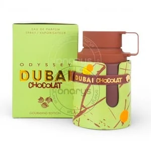 Presentación de Armaf Odyssey Dubai Chocolate Men Gourman Edition Eau de Parfum (EDP) 3.4 oz / 100 ml