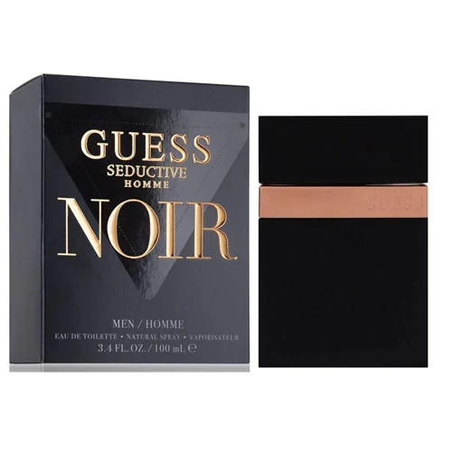 Presentación de GUESS SEDUCTIVE HOMME NOIR MEN 3.4 OZ/100 ML - EAU DE PARFUM (EDP)