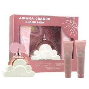 Presentación de Ariana Grande Ladies Cloud Pink Set (3Pc) Eau de Parfum (EDP) Spray 3.4 oz / 100 ml /...
