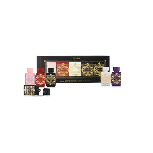 Presentación de SET LATTAFA MINI BADEE AL OUD COLECFTION ( 5 PC ) 0.17 - EAU DE PARFUM (EDP)