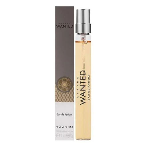 Presentación de Mini Azzaro Men's Wanted Eau de Parfum EDP Spray 0.33 oz Fragrances